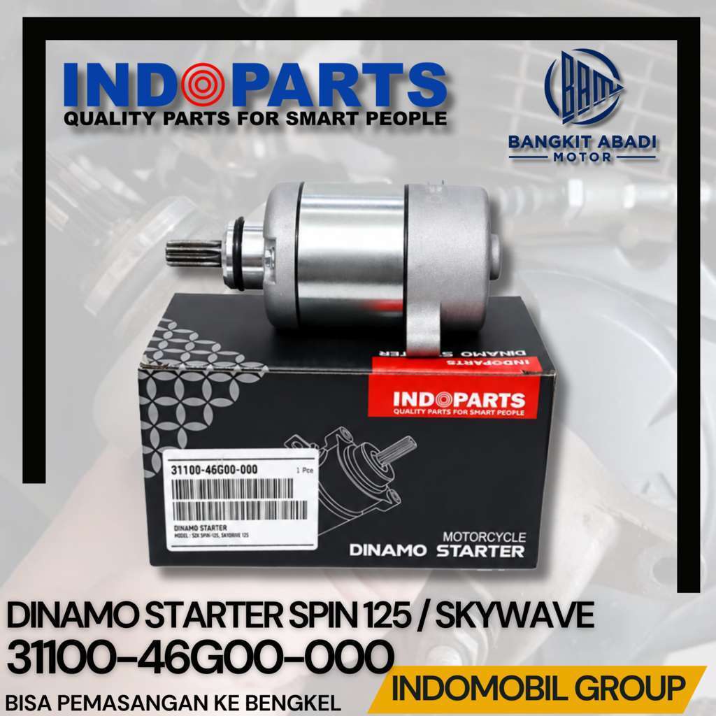 Indopart Dinamo Starter Skywave SPIN 125 Skydrive 31100-46G00-000