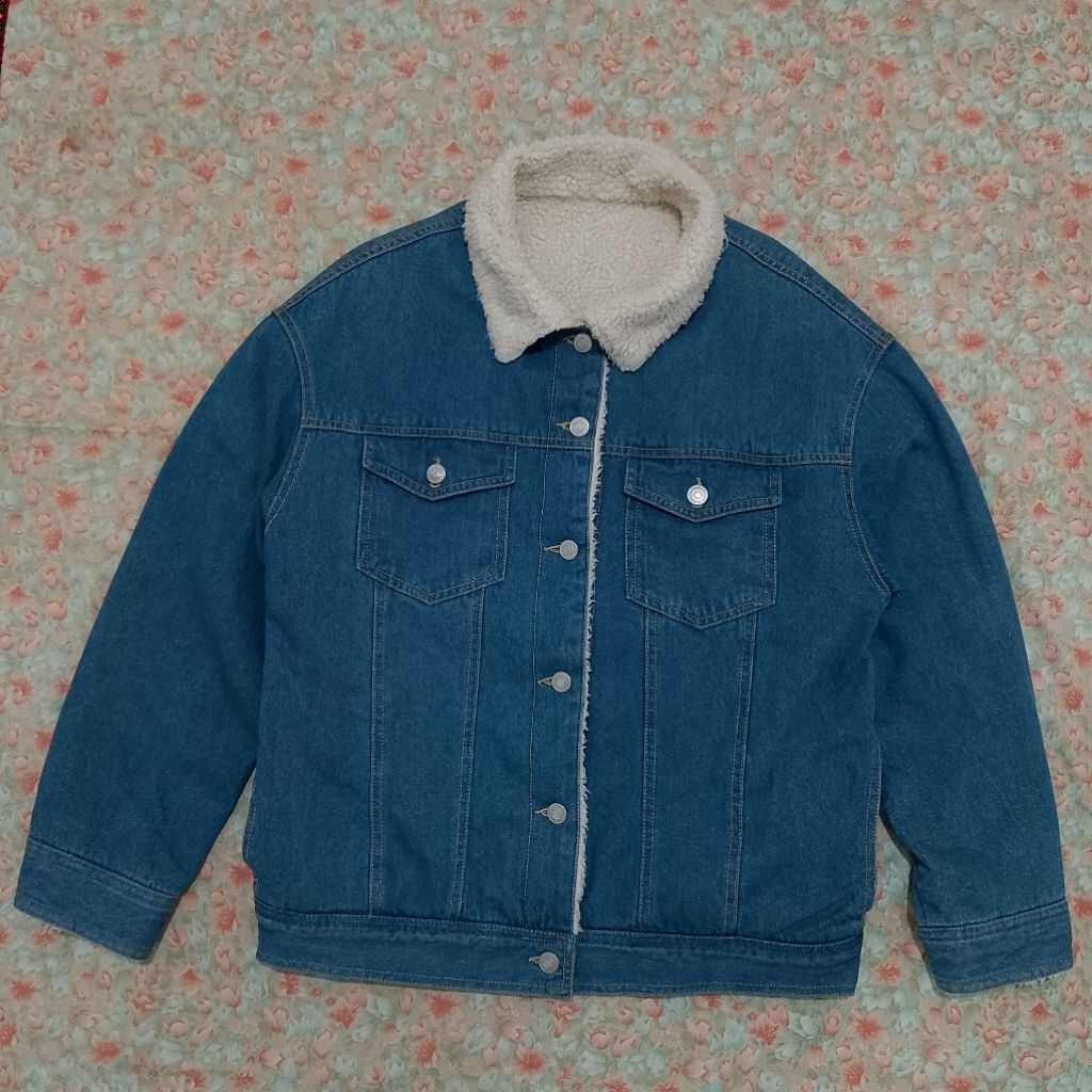 Jacket Denim Jeans Sherpa
