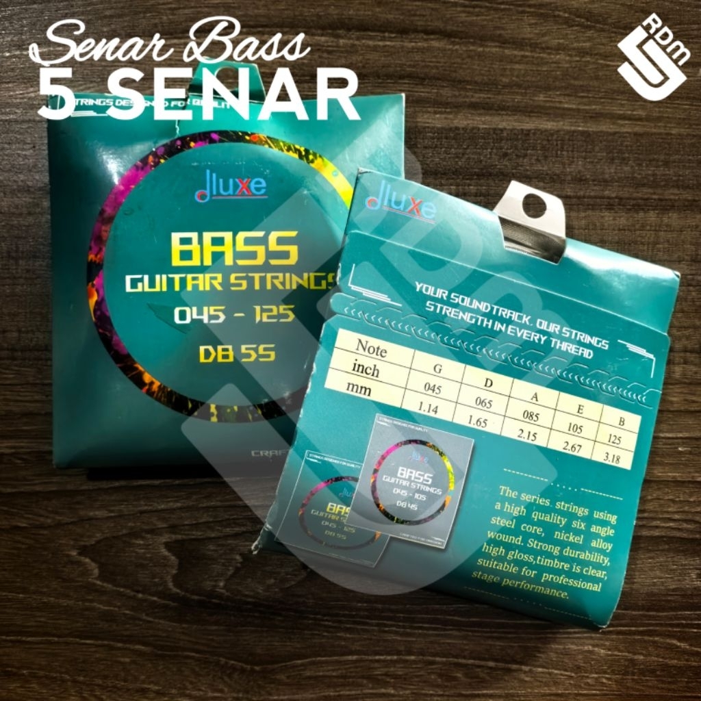 Senar Bass 5 strings dluxe original