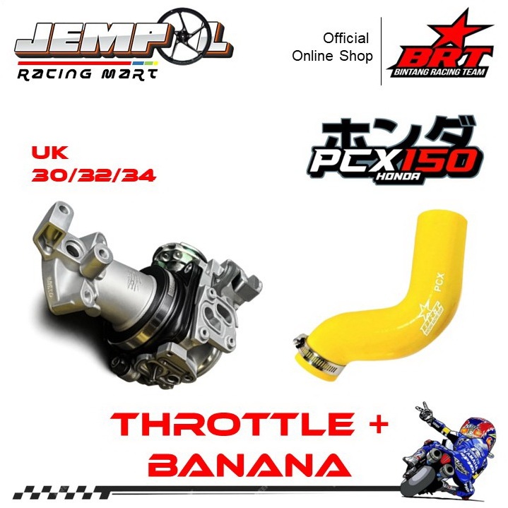 BRT TB Throttle Body + Banana Velocity PCX 150, ADV 150