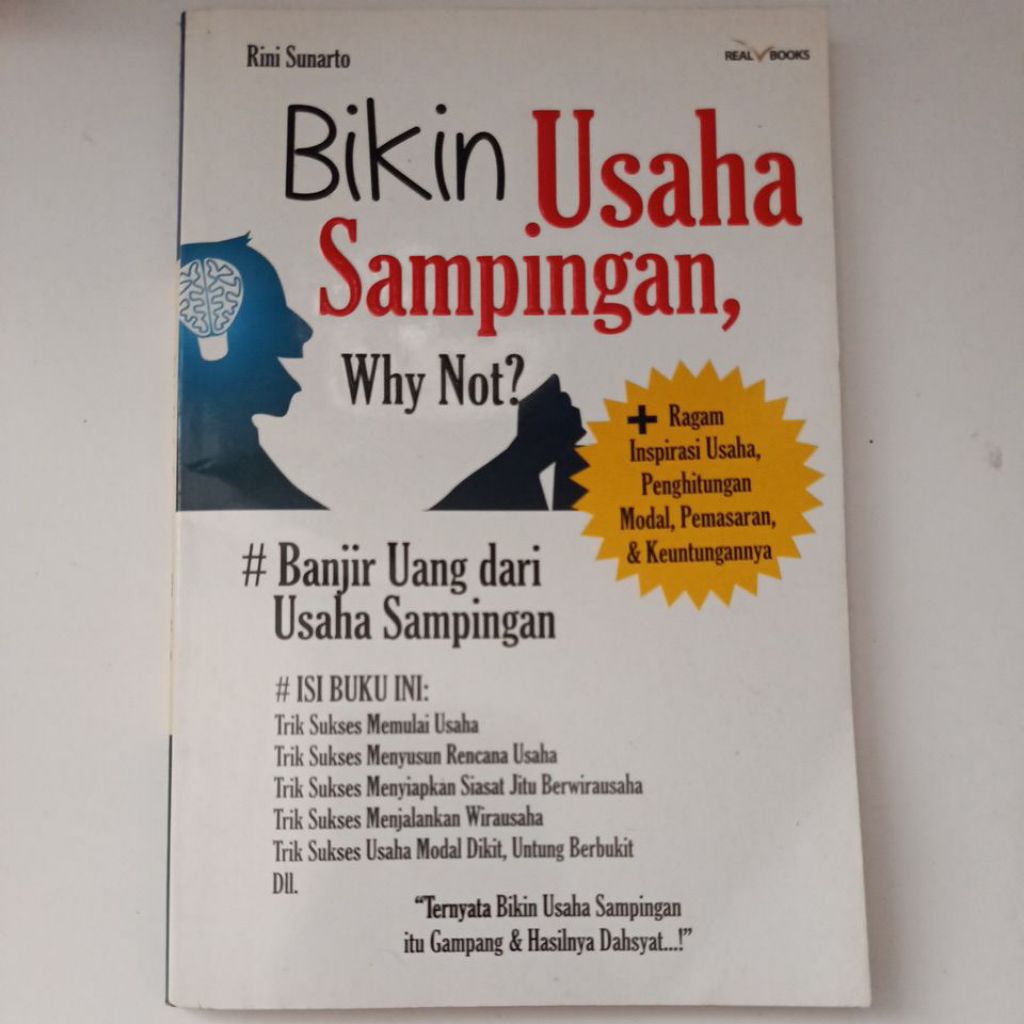 Buku Tips bikin usaha sampingan