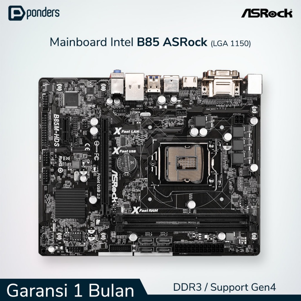 Mainboard Intel ASRock B85 LGA 1150 DDR3 Support Gen4