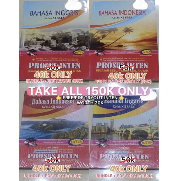 buku inten preloved kelas 12 ipa, kelas 11 ipa, tryout utbk
