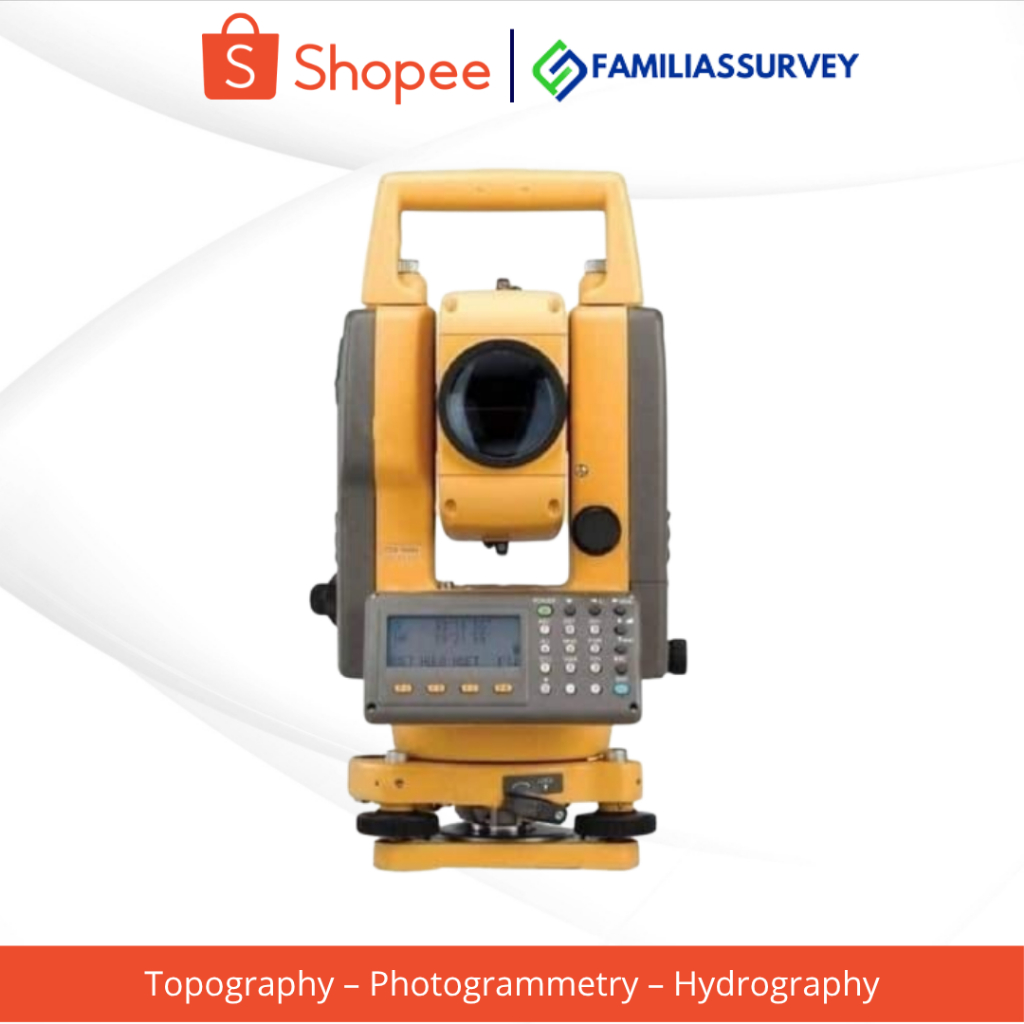 Total Station Topcon GTS-102N Bekas / GTS 102 Topcon Second  Lengkap