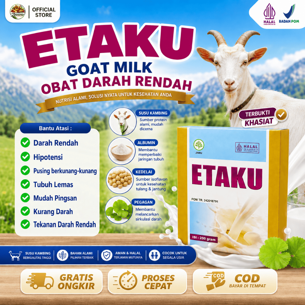 Obat Darah Rendah, Hipotensi, Pusing Berkunang-kunang, Tubuh Lemas, Mudah Pingsan, Kurang Stamina