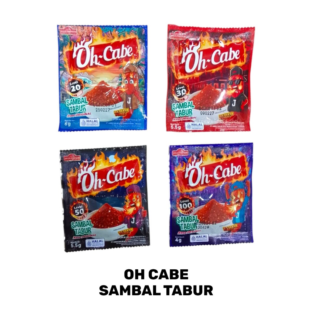 OH CABE Sambal tabur cabe bubuk sachet