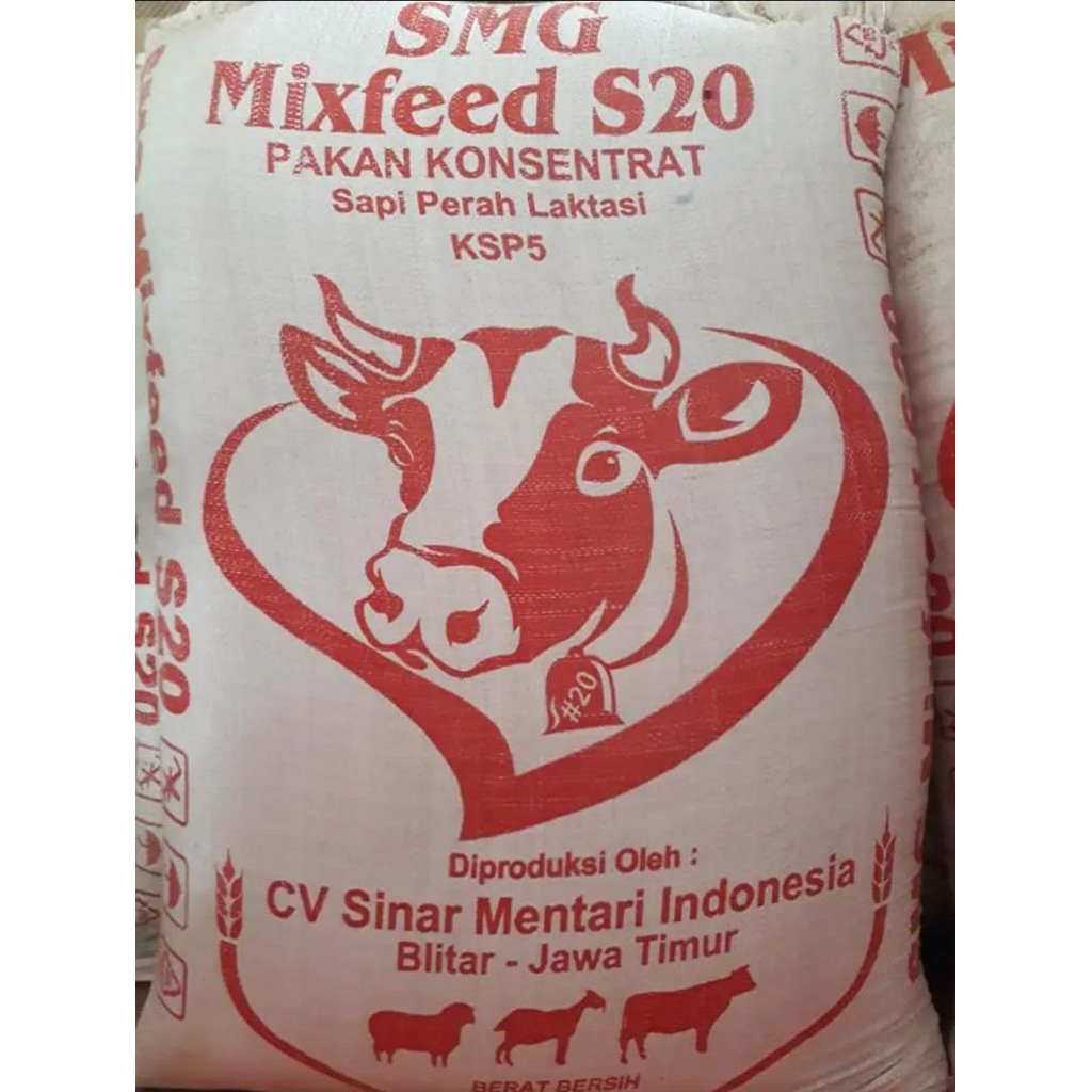 SMG Mixfeed S20 | konsentrat sapi perah laktasi tinggi | 1kg