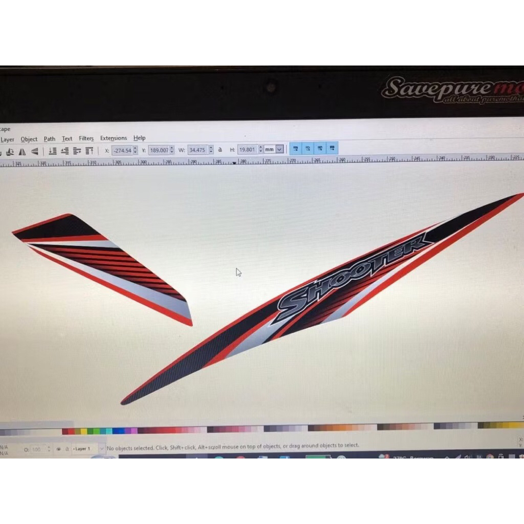 striping smash shooter 115 custom standart