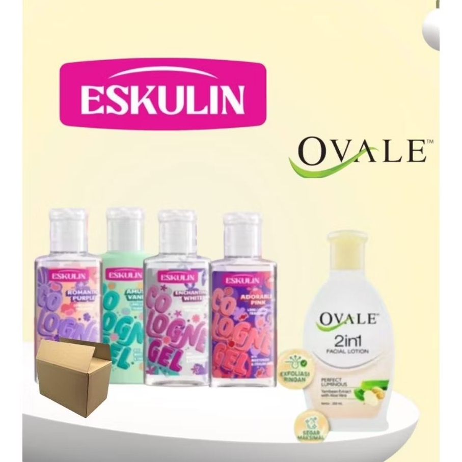 1 Dus Eskulin Cologne Gel 50ml | Long-Lasting Fragrance with Moisturizer & Cooling Agent | Parfum - 