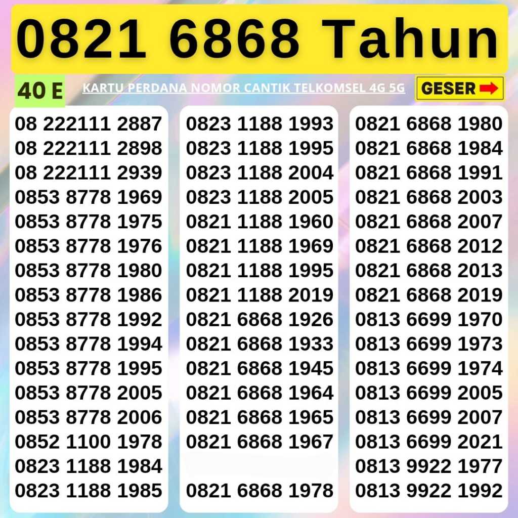 399an NOMOR CANTIK SIMPATI 4G 5G TELKOMSEL NOCAN SIMPATI 11angka 12 angka NOMER SIMPATI CANTIK KARTU
