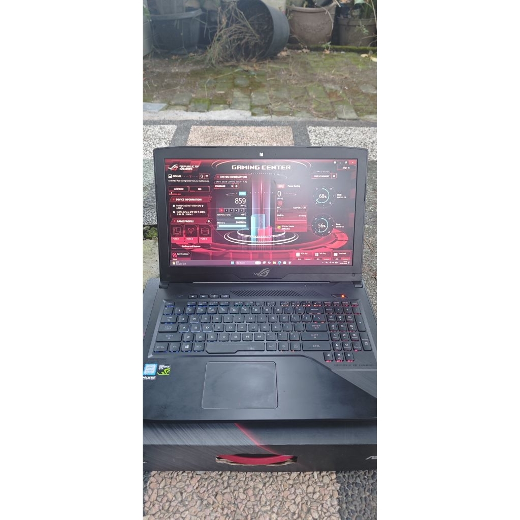 Asus ROG Strix GL503GE (i7-8750H, 8/ 1 TB, GTX 1050 ti)