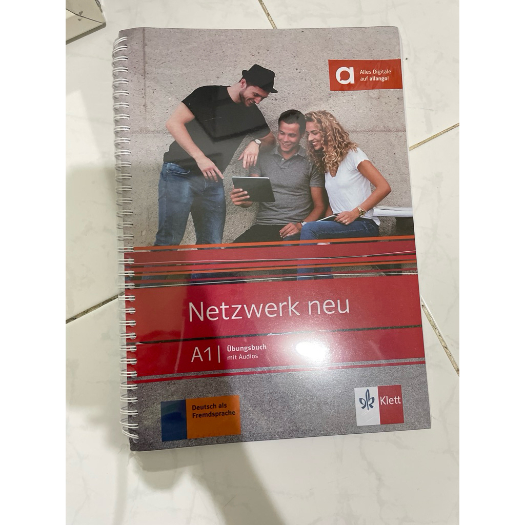 preloved buku bahasa Jerman Netzwerk Neu A1 übungsbuch masih segel