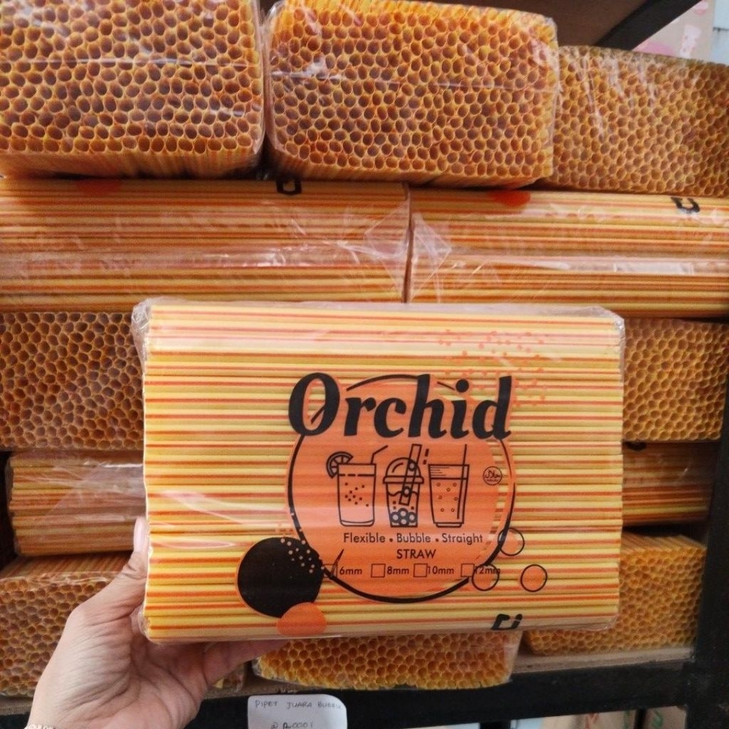 Pipet Orchid untuk minuman