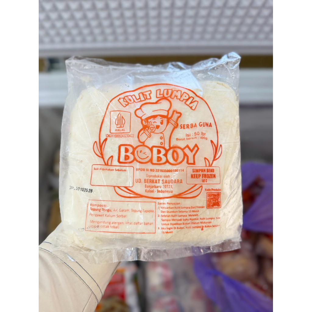 Kulit Lumpia Boboy Kotak