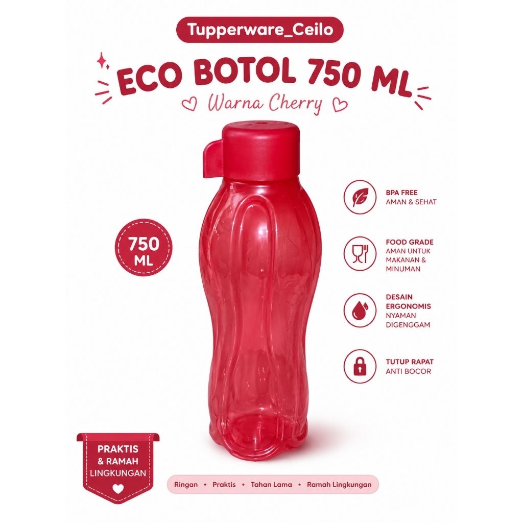 Eco botol 750 ml Tupperware