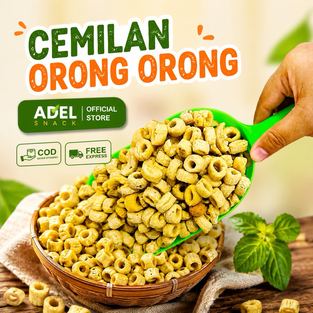 (500 gram) ORONG ORONG KHAS MEDAN ORIGINAL ORONG-ORONG CEMILAN MEDAN
