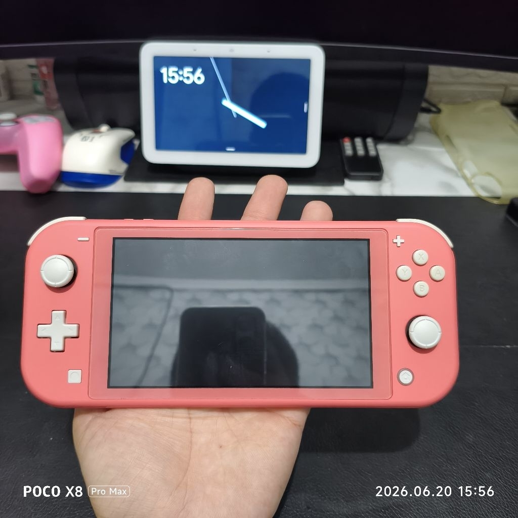 Nintendo Switch Lite OFW Mulus - Coral Pink