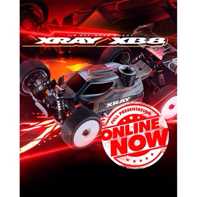 350021 XRAY XB8'26 - 1/8 Nitro Off-Road Car