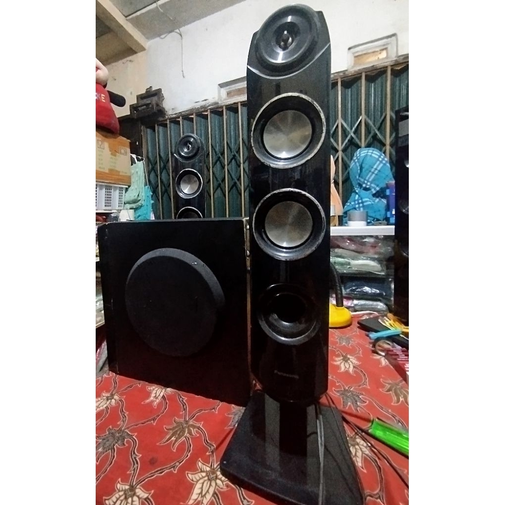 GMC Speaker Mix Spiker Tower Panasonic Bluetooth Suara Menggelegar Woffer 6ins dengan Bass Wireless
