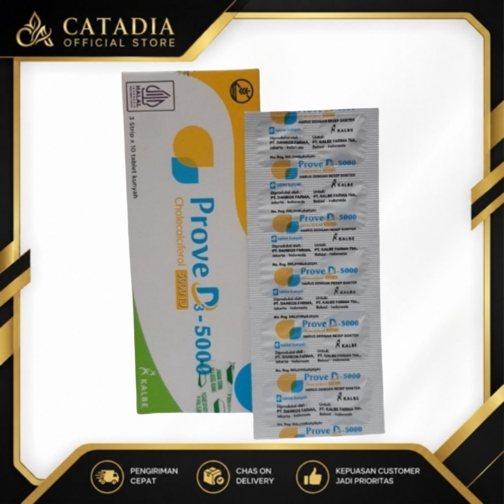 SALUT GULA PROVE D3 - 5000 IU BOX ISI 30 TABLET