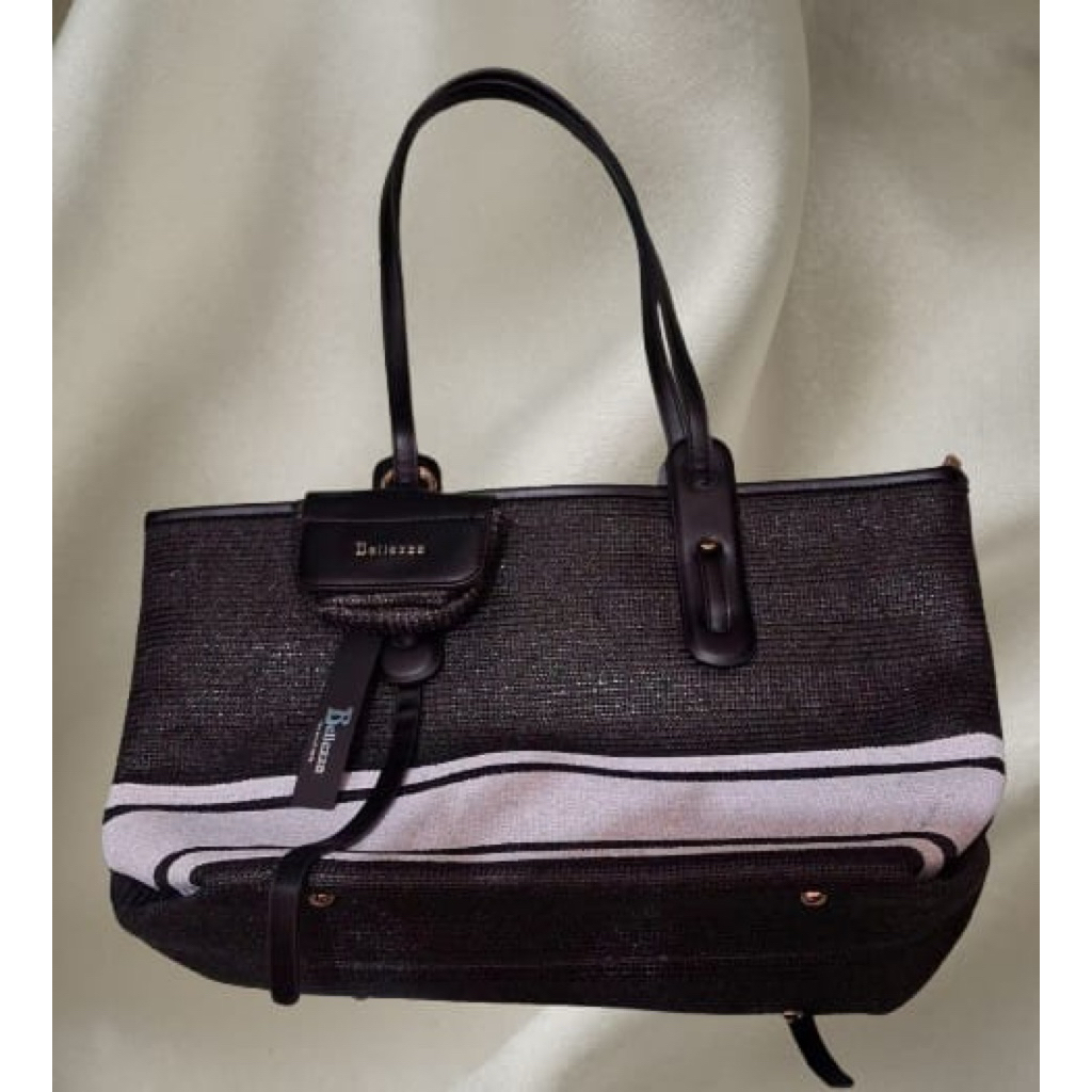 Belleza Handbag Hitam Totebag Wanita Tas Wanita