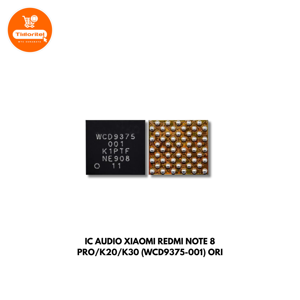 IC AUDIO REDMI NOTE 8 PRO/K20/K30 (WCD9375-001)