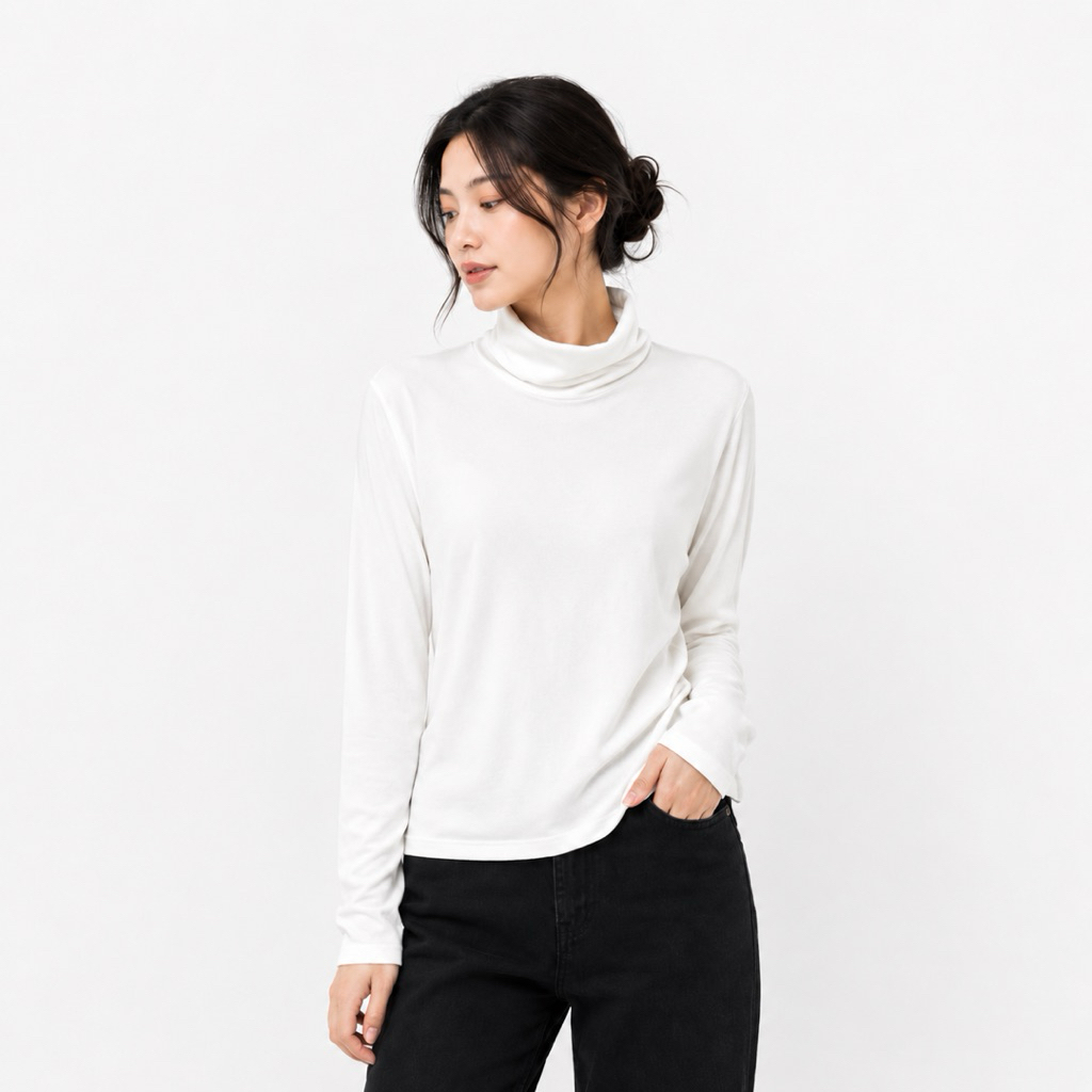 Uniqlo Heattech Turtleneck Polar Fleece Original - M