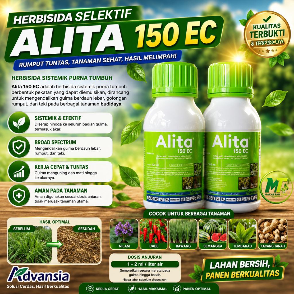 ALITA 150 EC HERBISIDA, RACUN RUMPUT SELEKTIF