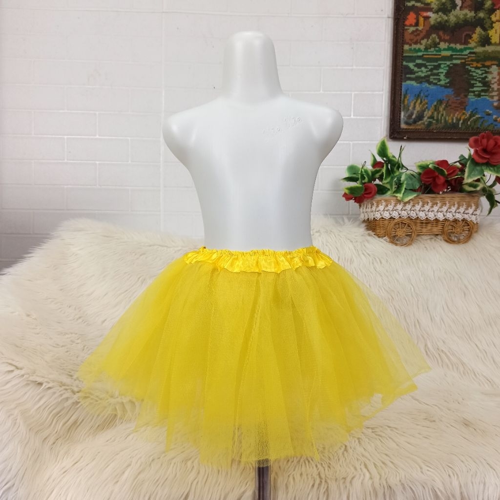 rok anak rok tutu anak rok tutu kuning anak rok balet anak rok petticoat anak