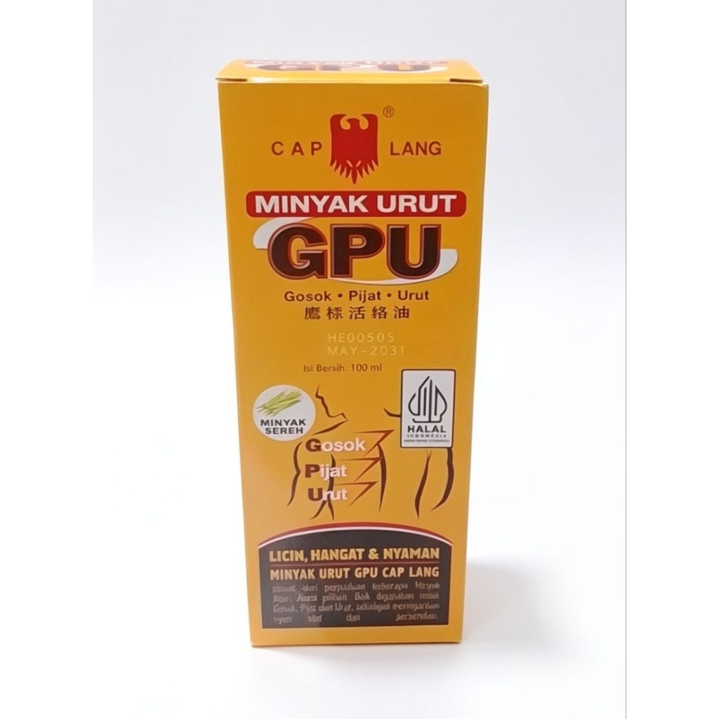 gpu minyak urut 100ml