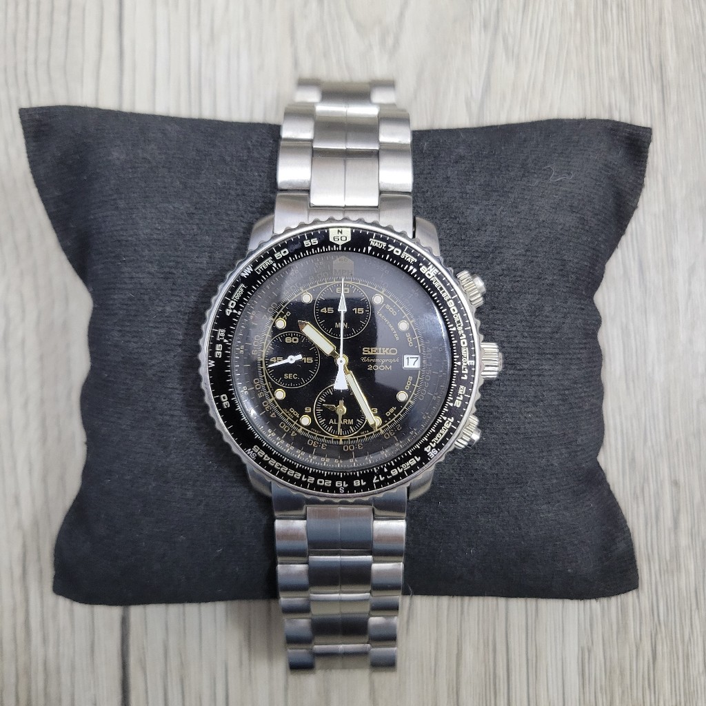 Jam Tangan Seiko Flightmaster Pilot SNA414