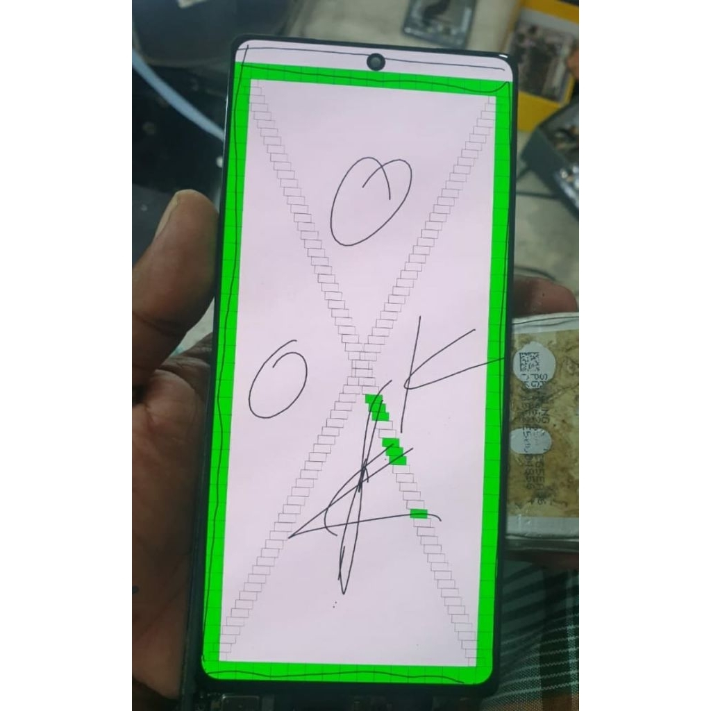 lcd samsung note 20 biasa sett frame