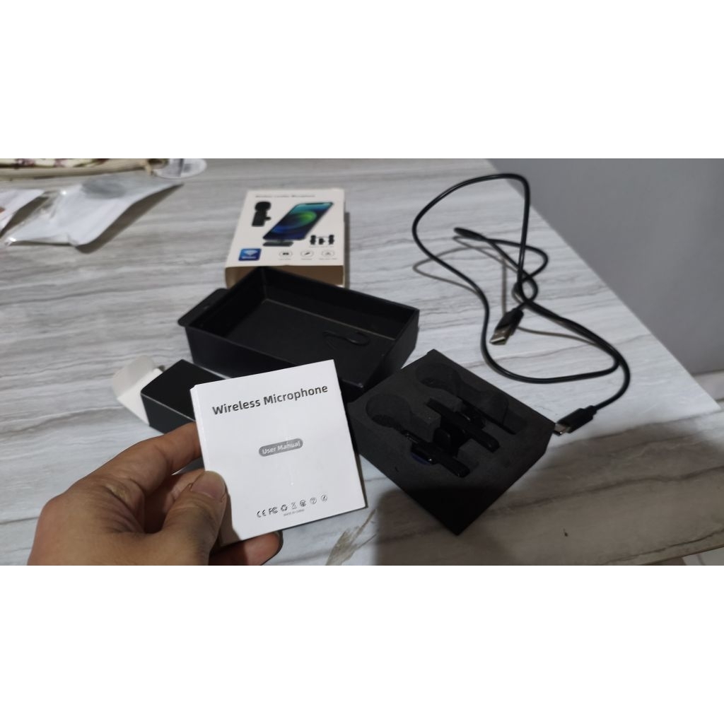 mic wireless android mic lavalier bekas jarang dipakai masih bagus