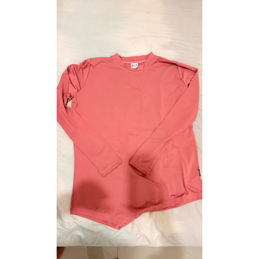 Preloved HIA Everywear Taneeya Dusty Rose Size M Baju Olahraga Wanita Top Yoga Pilates Gym Running O