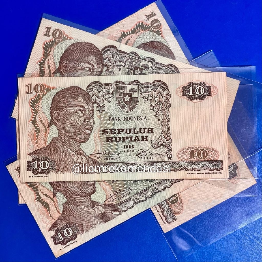 Kertas Kuno 10 Seri Soedirman Gress Mulus