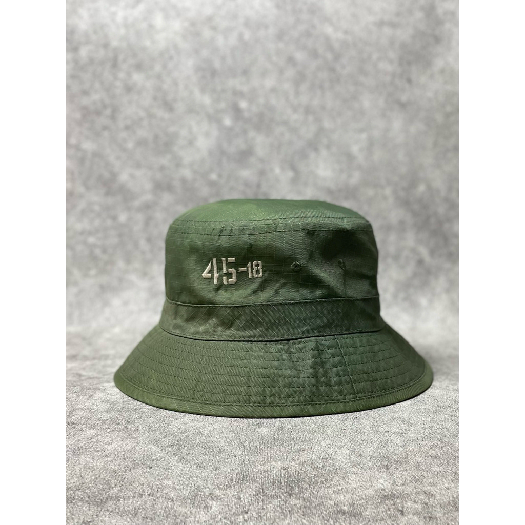 Topi Bucket Hat GAP 45-18 Army Green Nylon Second  Original Import Murah