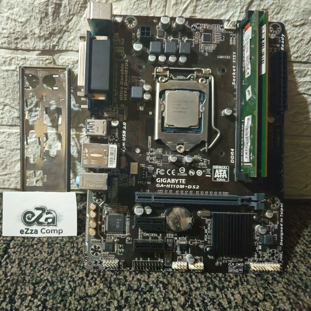 Matherbord h110 Ram 8 GB proceocre i3 7100
