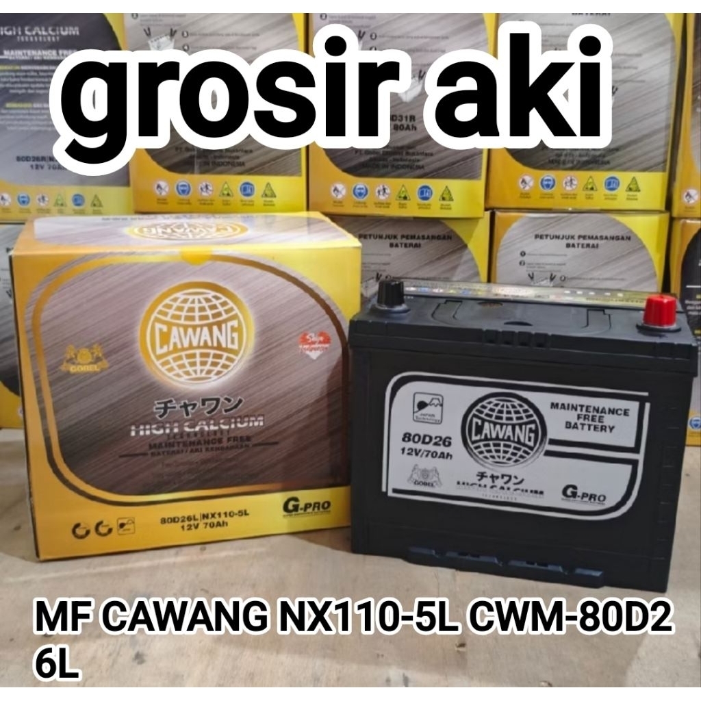 Aki Mobil MF CAWANG NX100-5L CWM-80D26L