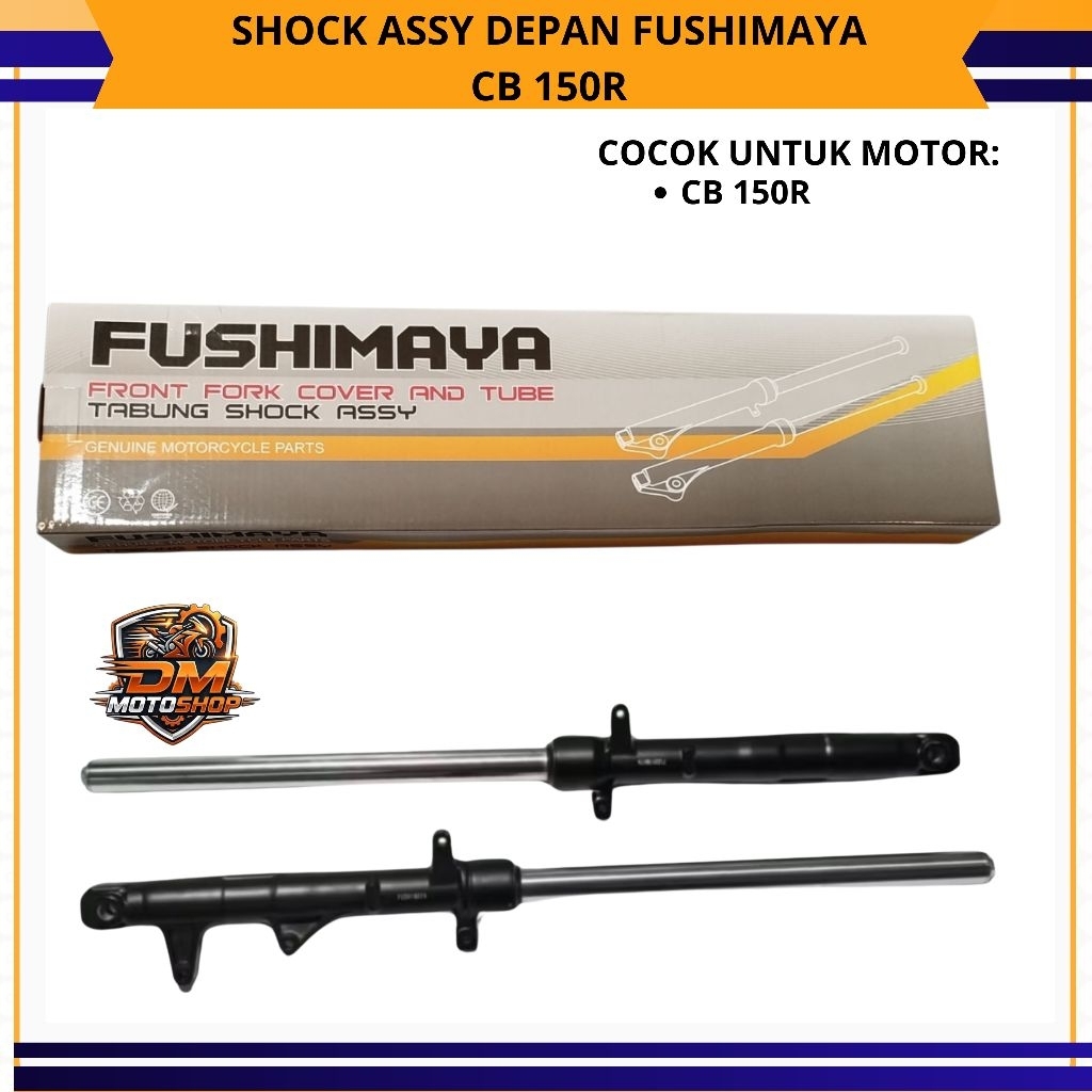 SHOCK ASSY  DEPAN TABUNG SET FUSHIMAYA AS+TABUNG CB150R