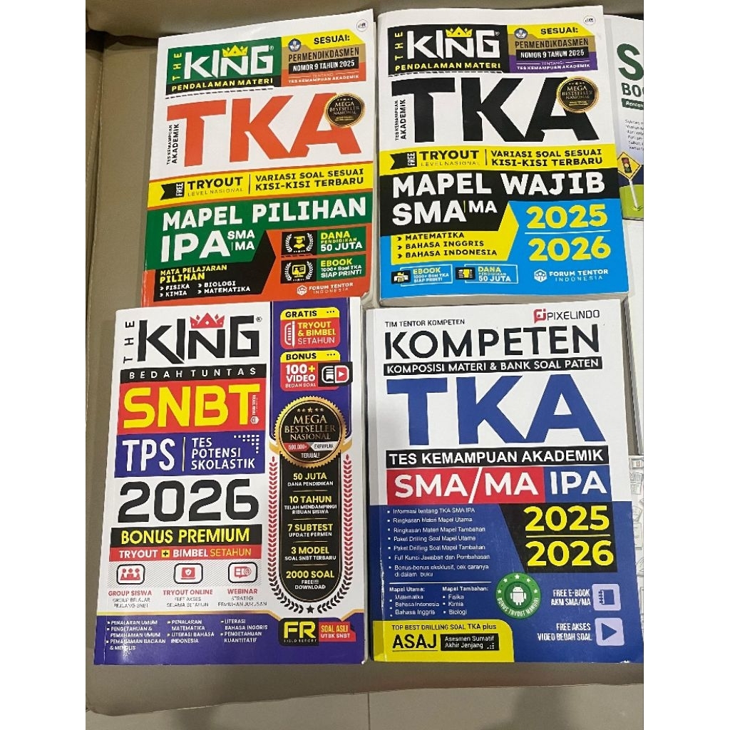 preloved buku tka dan snbt