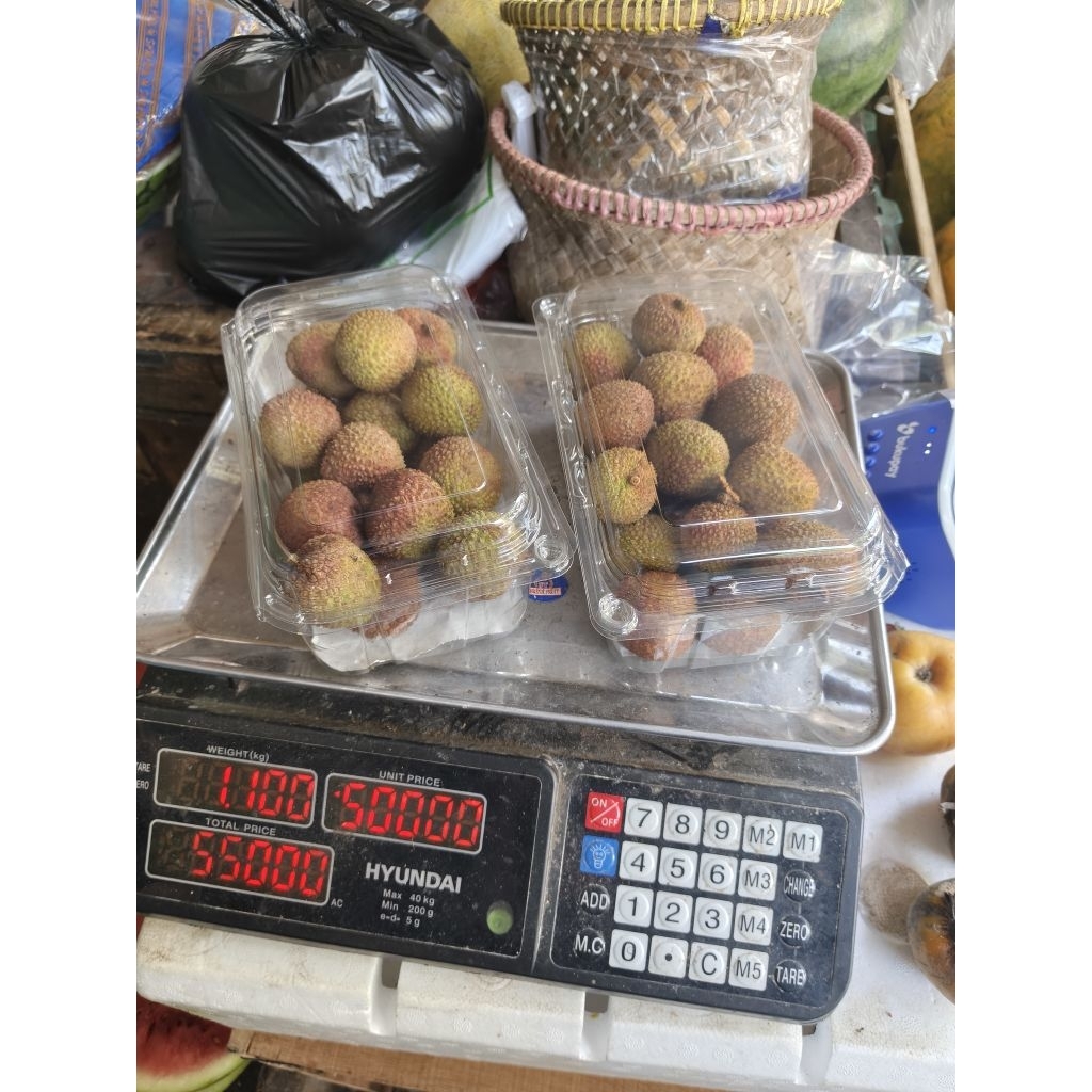 buah leci madu manis enak