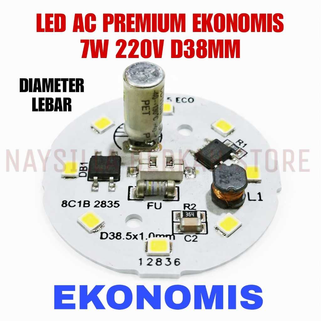 PCB LED AC PREMIUM EKONOMIS 7W PCB LEBAR 220V DIAMETER 38MM - LED AC EKONOMIS 7W 220V