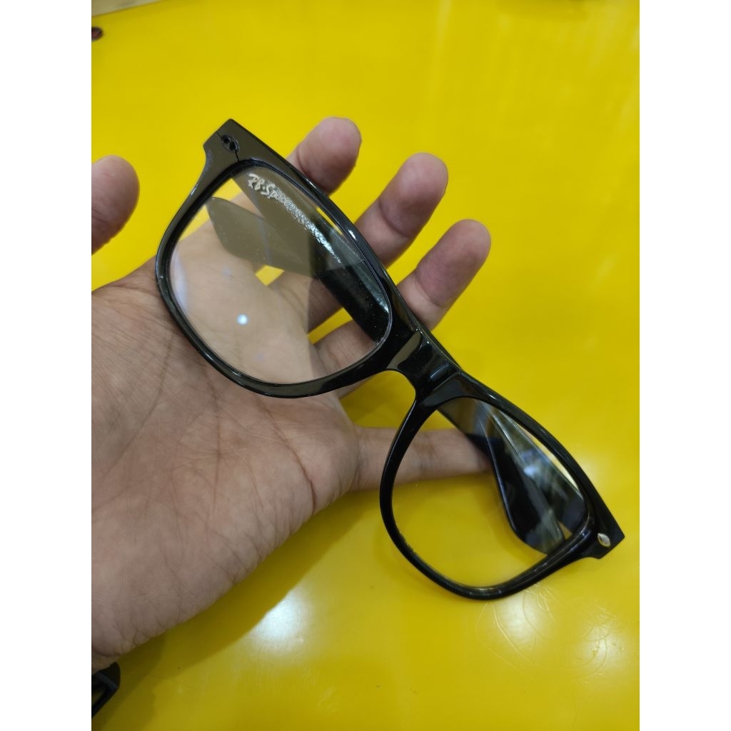 kacamata fasion rb space frame hitam