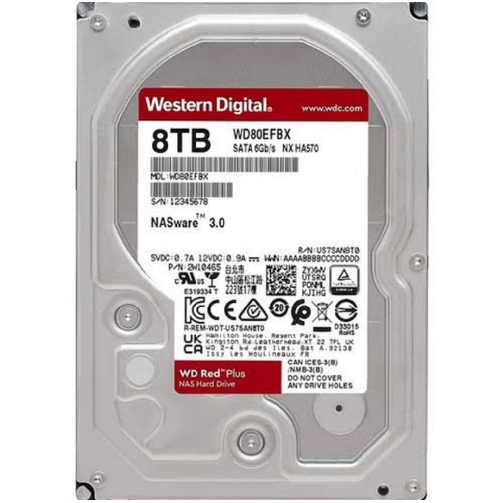 WD red tb sentinel 100%