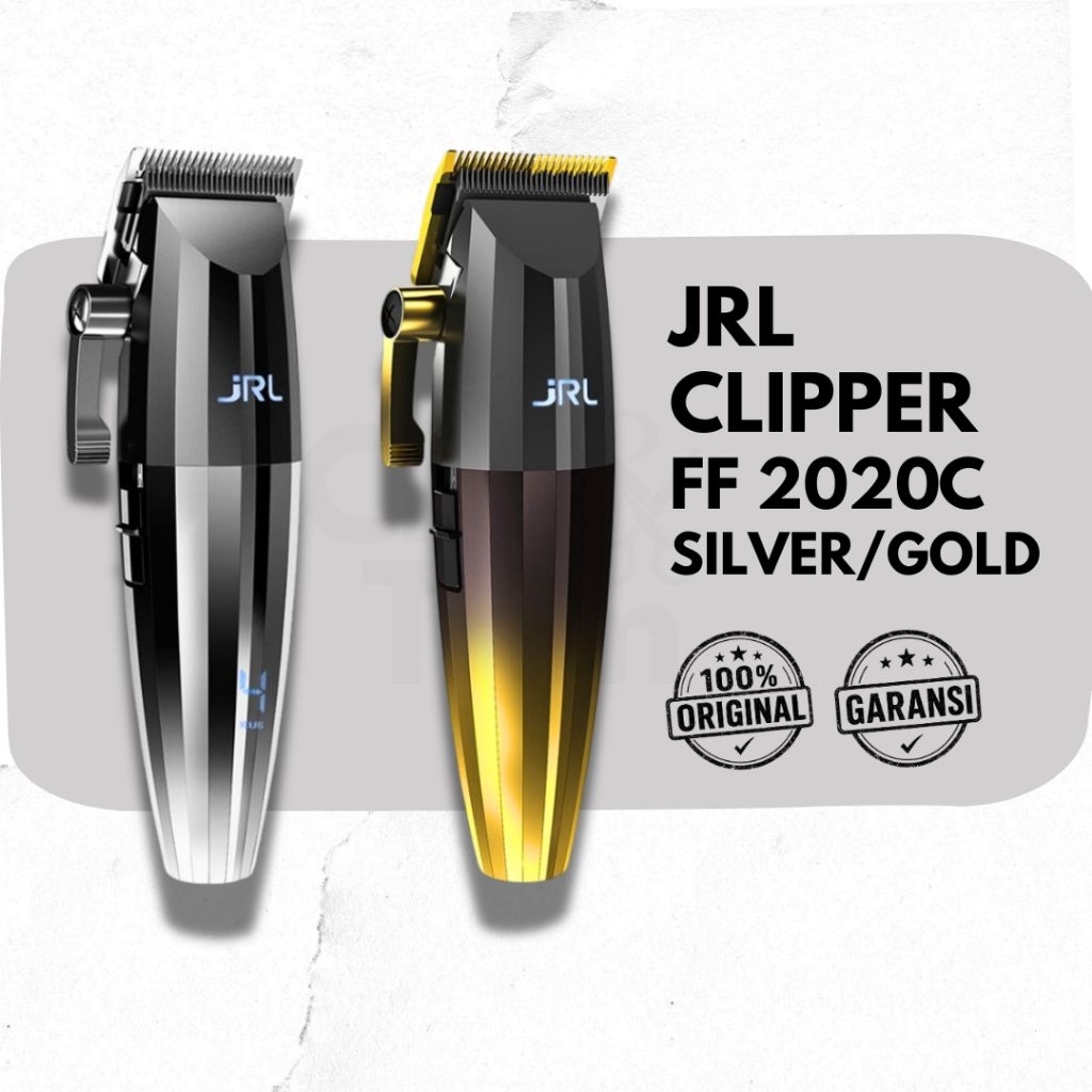 JRL Clipper FF 2020C Original Alat Cukur Rambut Barber JRL Professional Gold Silver