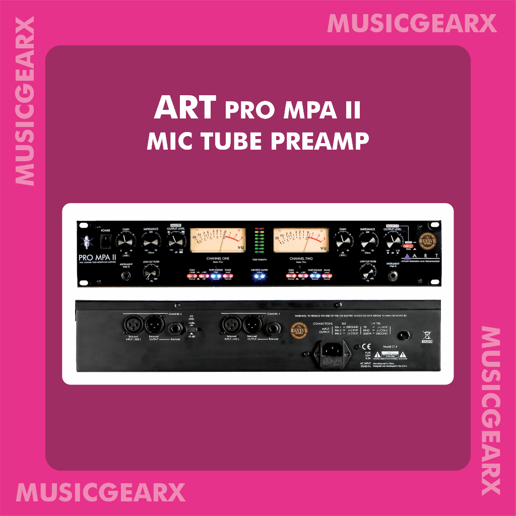 ART PRO MPA II | Mic Preamp recording Universal audio neve focusrite