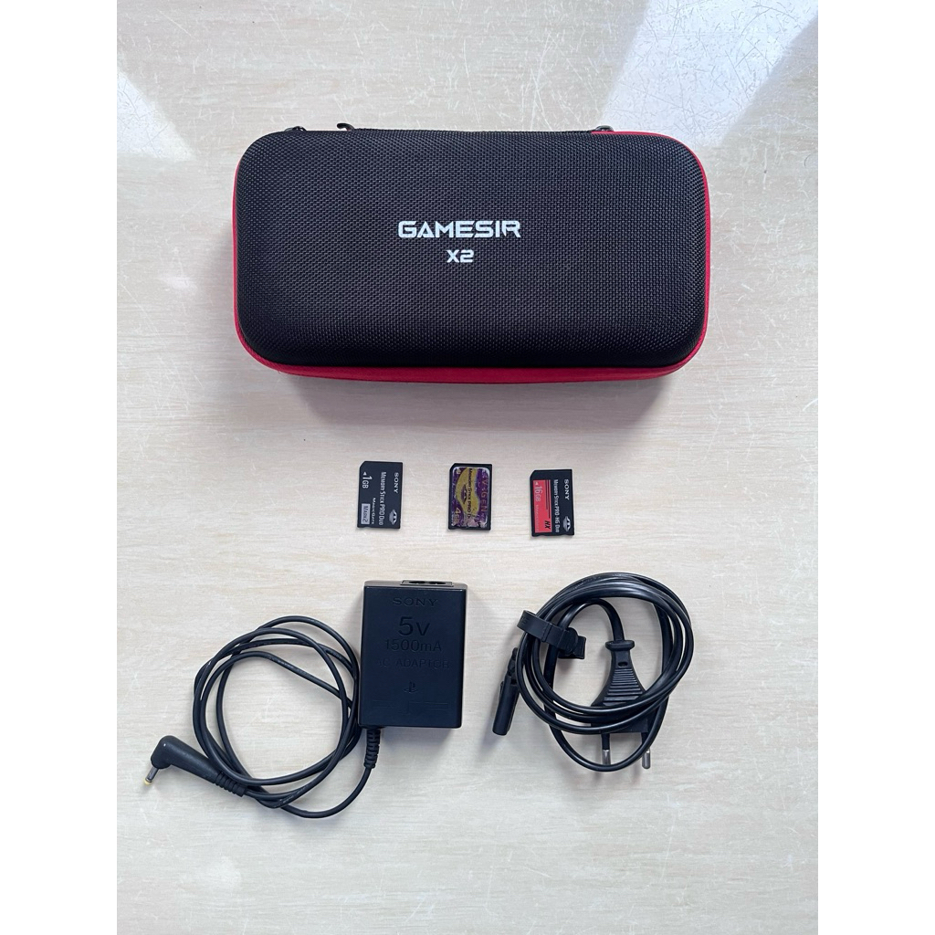 Memory Stick Pro Duo 16GB Sony / Charger Sony Psp 3000 Original / Memory Psp 3000 / Pouch Psp 3000 /