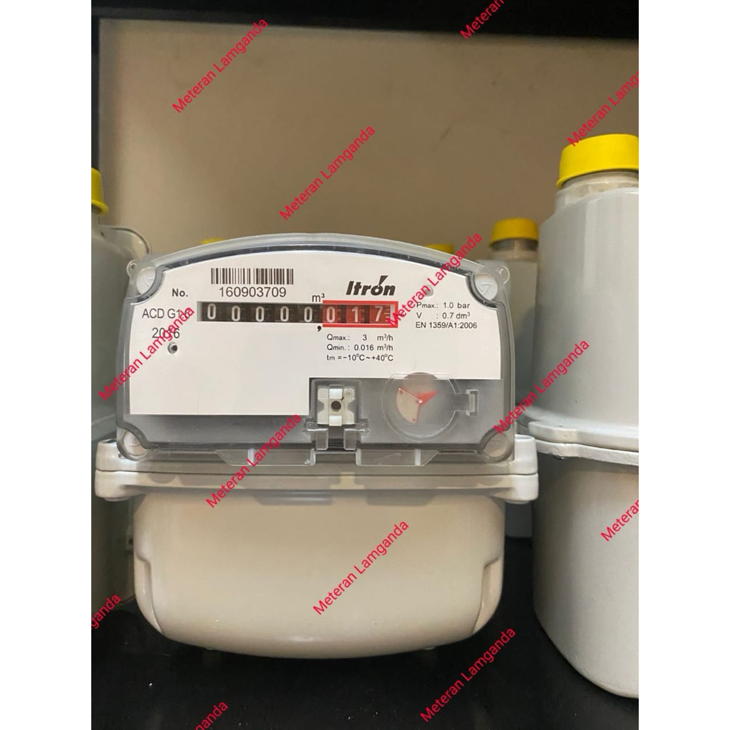 Flow Meter Gas Itron ACD G1.6-Meteran Gas Itron