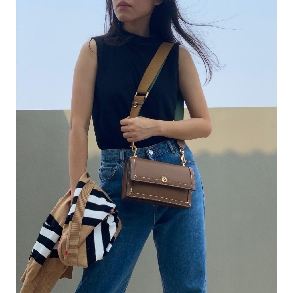 Tas Wanita TB T Monogram Leather Small Bag