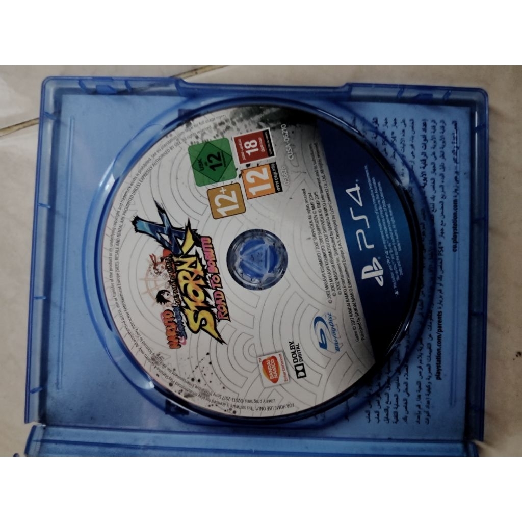 BD kaset ps4 naruto(road to Boruto)